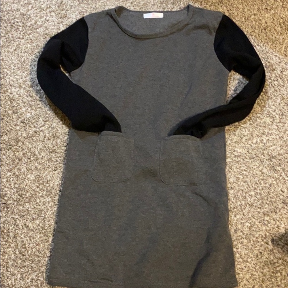 Jersey dress, warm, pockets